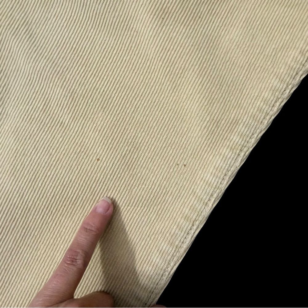 Levi's VTG 551 Corduroy Pants Men's W36 L32 Beige Tan Straight Relaxed Fit 90s - Picture 7 of 8